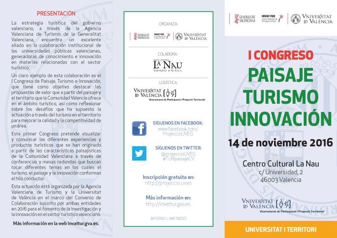 I Congreso de Paisaje, turismo e innovación