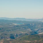 Vista aérea de El Caroig-La Muela de Cortes (foto ESTEPA).